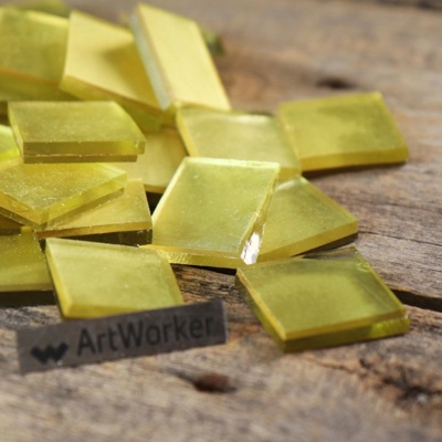 Gold on silver 30x30