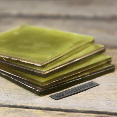 Gold on silver 91x91